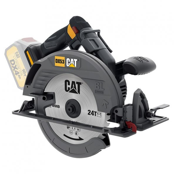 CAT DX53B 18Volt 185mm Kömürsüz Profesyonel Daire Testere (Akü Dahil Değildir) ürün görseli 1