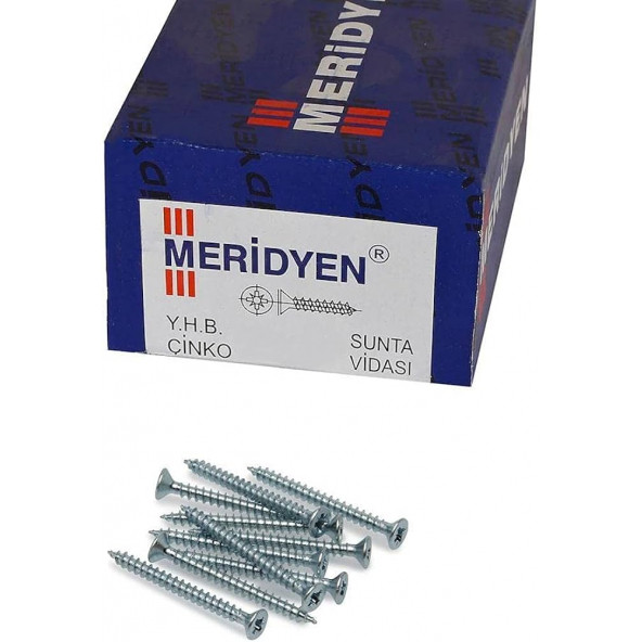 Meridyen 50x60 sunta vidası 200 adet ürün görseli 1