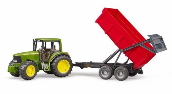Bruder John Deere 6920 Traktör+ Kırmızı Römork 02057 ürün görseli 1