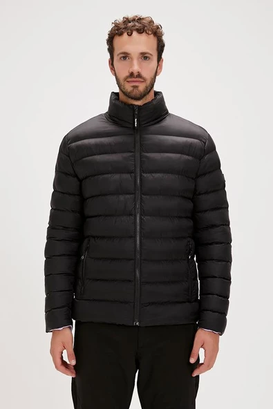 Bad Bear BOSS PUFFER JACKET Erkek Mont Siyah S-XXL ürün görseli 1