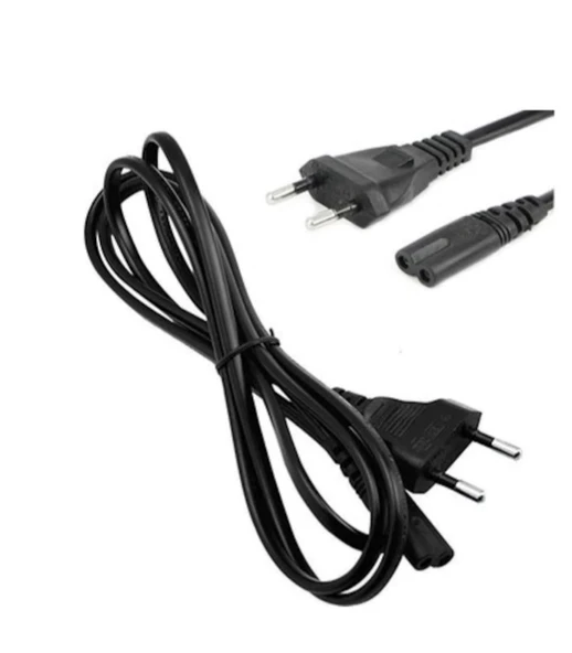 2 li Power Kablosu Siyah Standart 1m. ürün görseli 1