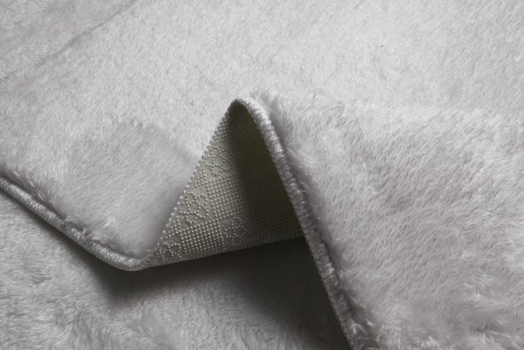 My Evilla Modern Dekoratif Kaymaz Taban Rabbit Oval Halı Yolluk ürün görseli 1