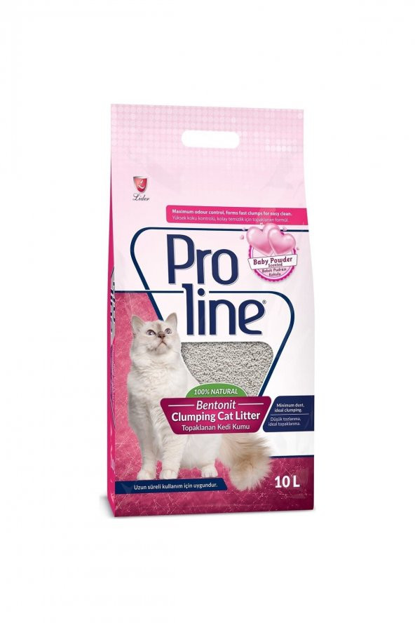 Proline Bentonit Parfümlü Kedi Kumu 10 Lt ürün görseli 1