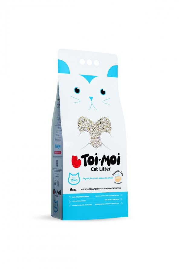 Marsilya Sabunu Kokulu Kedi Kumu 10 KG - Toi Moi Sodyum Bentonit ürün görseli 1