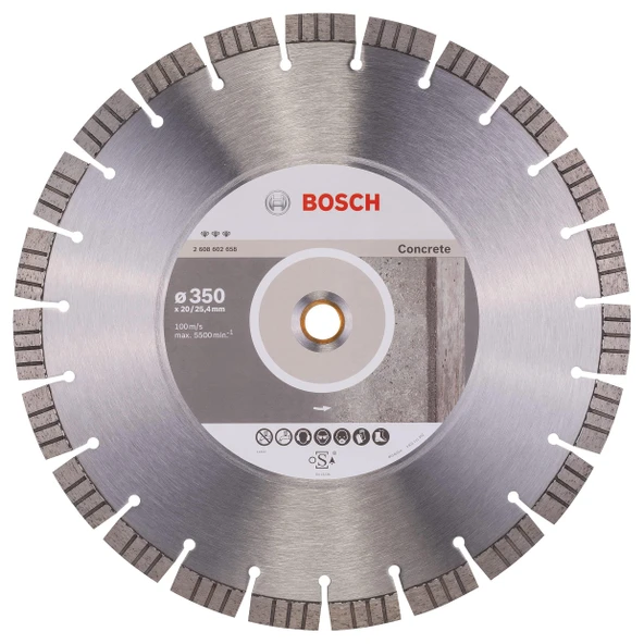 Elmas Kesme Disk BFConcr 350*25,40/&20MM ürün görseli 1