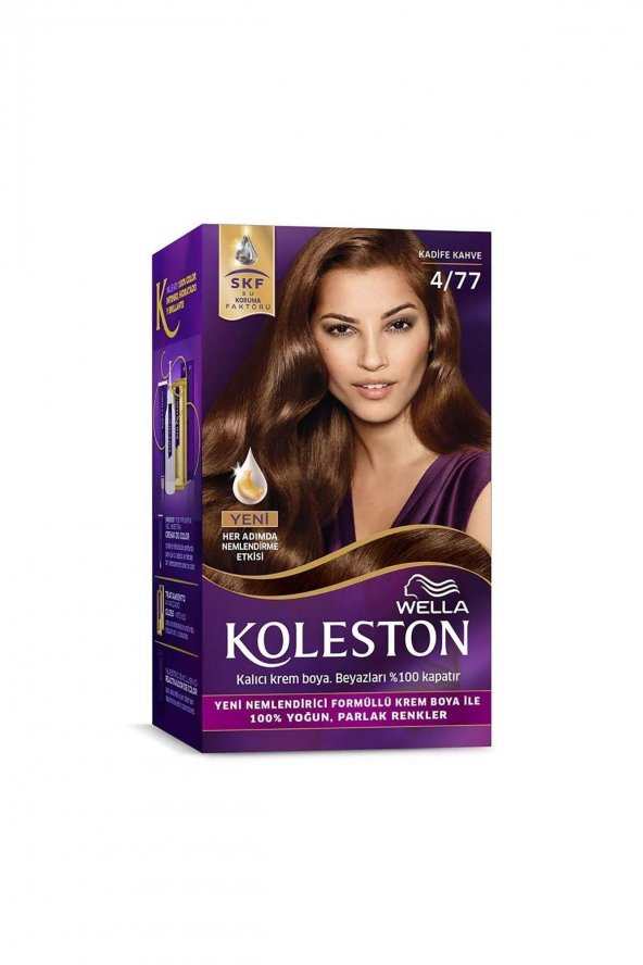 KOLESTON KİT SAÇ BOYASI-4.77-KADİFE KAHVE ürün görseli 1