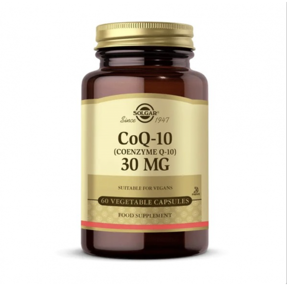 Solgar Coenzyme Q-10 30 Mg 60 Kapsül ürün görseli 1