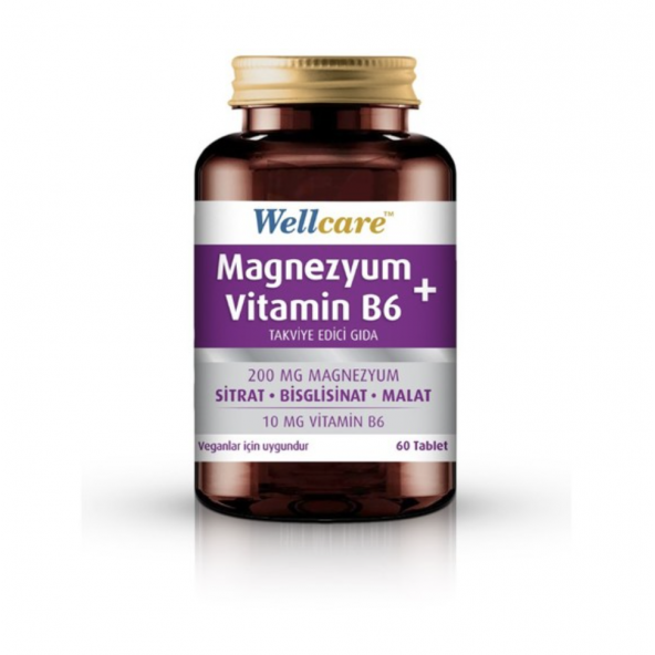 Wellcare Magnezyum + Vitamin B6 30 Tablet ürün görseli 1