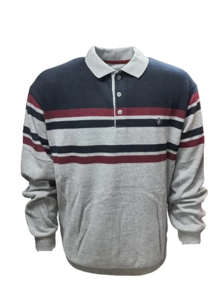 Rey Polo R01229 Erkek Basic Büyük Beden Selanik Sweatshirt ürün görseli 1