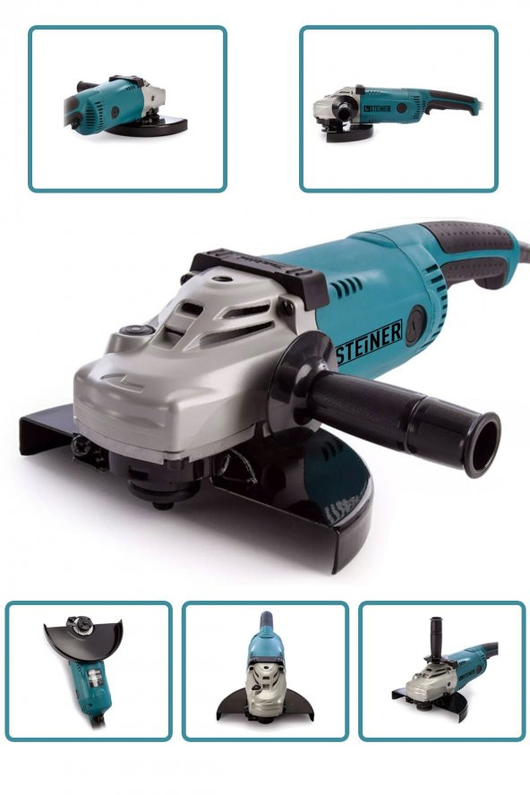 STEİNER Germany Technology 3600 Watt Tam Professional Büyük Taşlama Demir Kesme Makinesi 180 Mm ürün görseli 1