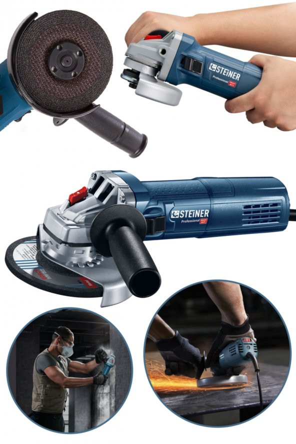 STEİNER Germany Technology 2600 Watt Professional Bakır Sargılı Avuç Içi Spiral Taşlama Makinesi ürün görseli 1