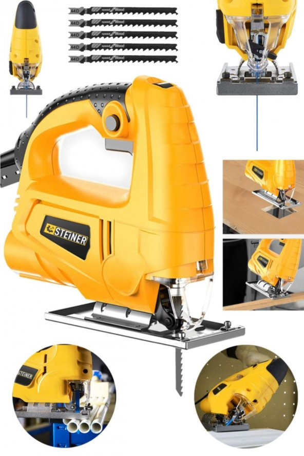 STEİNER Alman 4000 W Sjs Metal Şanzuman 6 Kademe Devirli Bakır Sargili Dekupaj Testere Makinesi ürün görseli 1