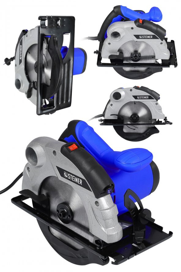 STEİNER Alman 3800 Watt Lazerli Bakir Sargili Metal Şanzuman Sunta Kesme Daire Testere Makinesi 185 Mm ürün görseli 1