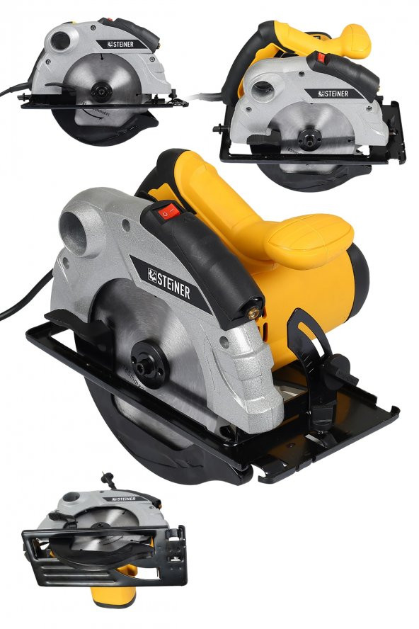 STEİNER Alman 4000 Watt Lazerli Bakir Sargili Metal Şanzuman Sunta Kesme Daire Testere Makinesi 185 Mm ürün görseli 1