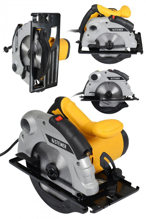 STEİNER Alman 3800 Watt Lazerli Bakir Sargili Metal Şanzuman Sunta Kesme Daire Testere Makinesi 185 Mm ürün görseli 1