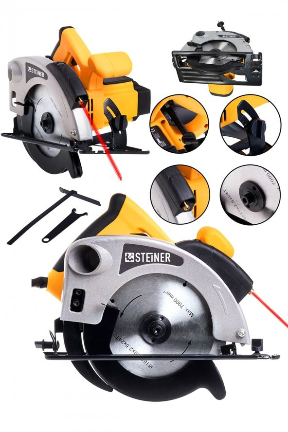 STEİNER Alman Gt Yellow 5008 Metal Şanzuman Lazerli Daire Testere Sunta Kesme Makinesi 45 Açılı Kesim ürün görseli 1