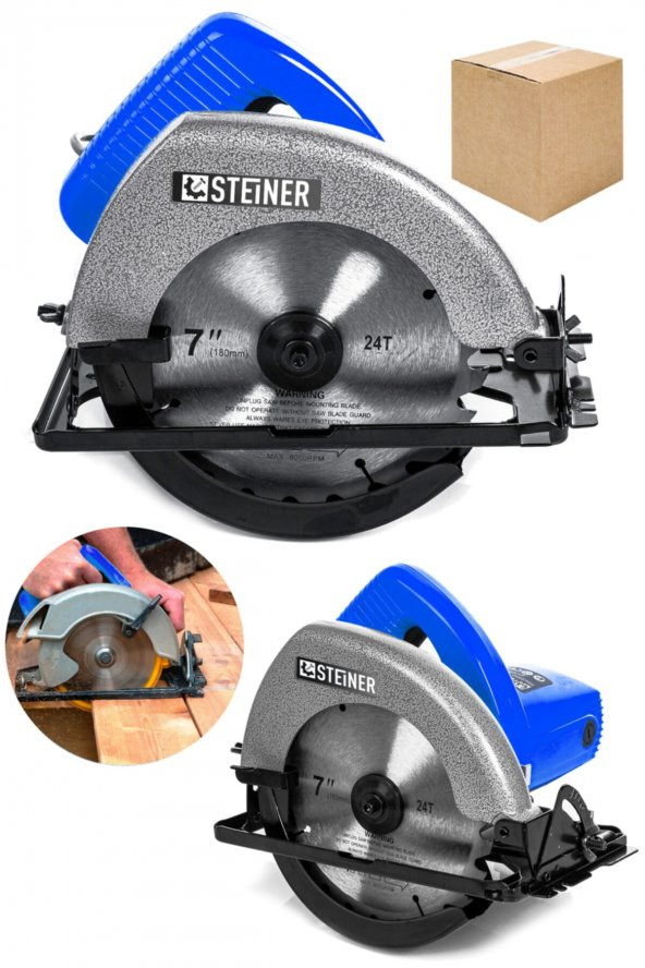 STEİNER Germany Technology 3200 Watt Mvi Sjs Metal Şanzıman Sunta Kesme Daire Testere Makinesi 185mm ürün görseli 1