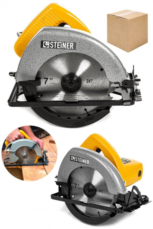 STEİNER Germany Technology 3200 Watt Srı Sjs Metal Şanzıman Sunta Kesme Daire Testere Makinesi 185mm ürün görseli 1