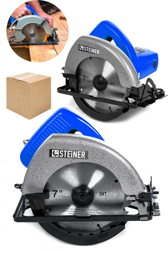STEİNER Germany Technology 3000 Watt Mvi Sjs Metal Şanzıman Sunta Kesme Daire Testere Makinesi 185mm ürün görseli 1