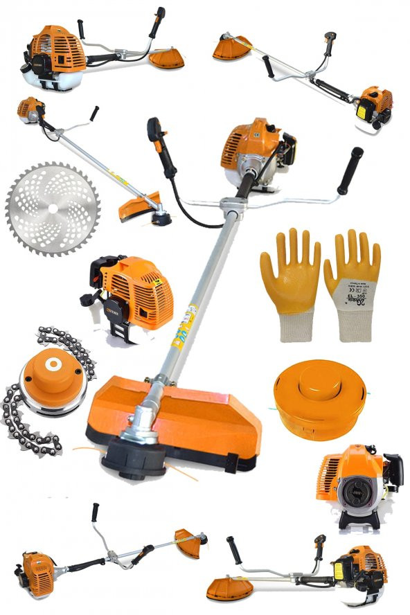 STEİNER Alman T-9300 Yan Tipi Benzinli Motorlu Çalı Çim Ot Biçme Tırpanı Makinesi ürün görseli 1