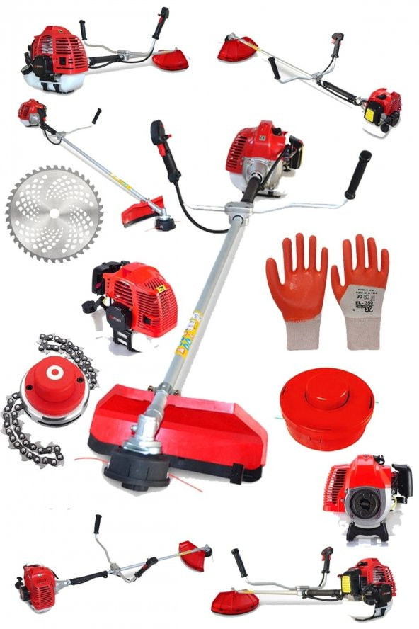STEİNER Alman R-9300 Yan Tipi Benzinli Motorlu Çalı Çim Ot Biçme Tırpanı Makinesi Ve Canavar Başlık ürün görseli 1