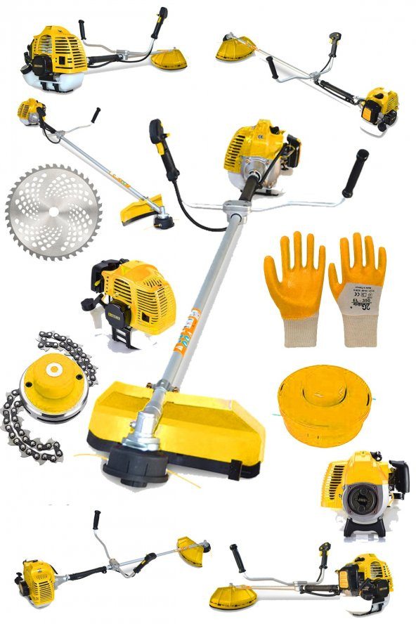 STEİNER Alman S-9300 Yan Tipi Benzinli Motorlu Çalı Çim Ot Biçme Tırpanı Makinesi  Canavar Başlık ürün görseli 1