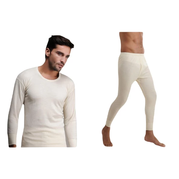 HASYÜN ERKEK UZUN KOLLU İÇLİK TAKIM %75 YÜN ürün görseli 1