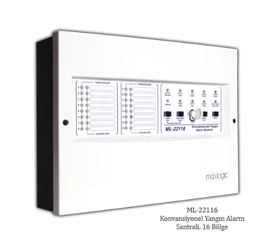 Mavigard ML-22116 Konvansiyonel yangın alarm santralı, 16 Bölge ürün görseli 1