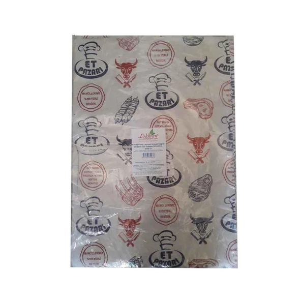 Lamineli Kasap Kağıdı Kasap Et Sarma Kağıdı 35X50cm 5kg Tabaka ürün görseli 1