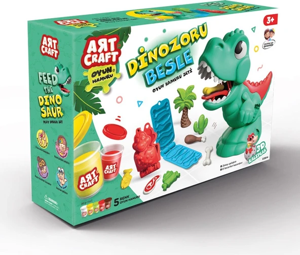 Dinozoru Besle Oyun Hamur Set 280 gr 8149 ürün görseli 1