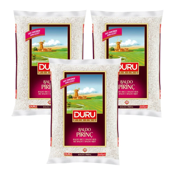 Duru Baldo Pirinç 2 kg x 3 Adet ürün görseli 1