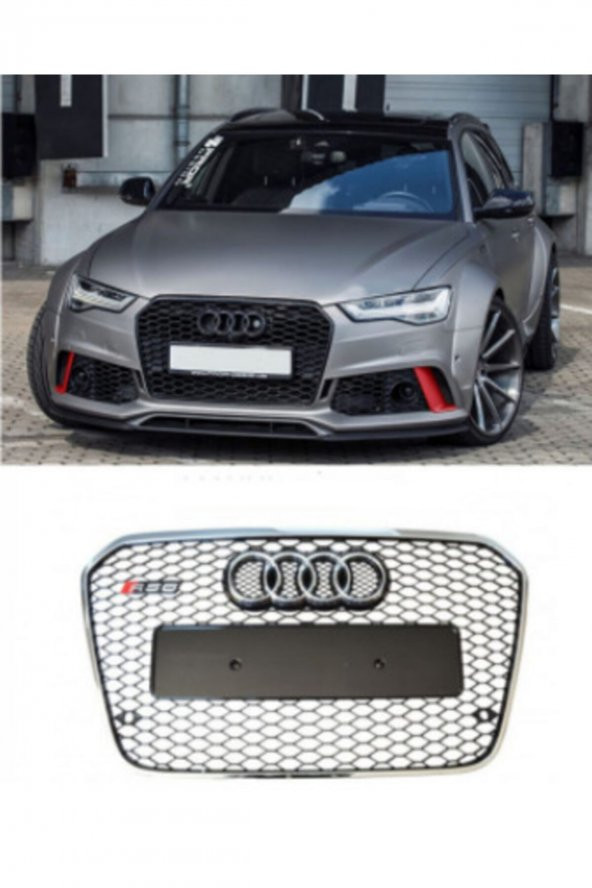 Audi A6 Rs6 Ön Panjur Izgara 2012 - 2014 C7 - Resim 3