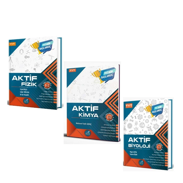 Aktif Öğrenme 0 dan Başlayanlara Fizik Kimya ve Biyoloji Seti 3 Kitap ürün görseli 1