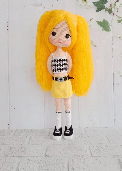 Sevimli Güneş Bebek Amigurumi Organik Oyuncak ürün görseli 1