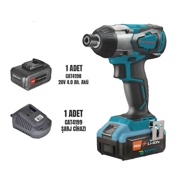 Catpower 4102 Akülü Somun Sıkma Ve Torklu Vidalama Makinası ürün görseli 1