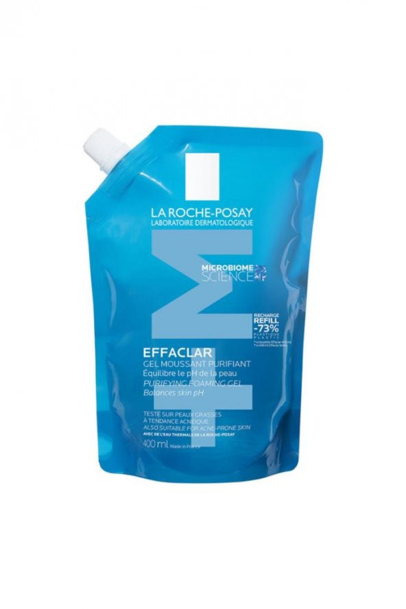 La Roche Posay Effaclar Yağlı Ciltler için Temizleme Jeli 400ml - Refill ürün görseli 1