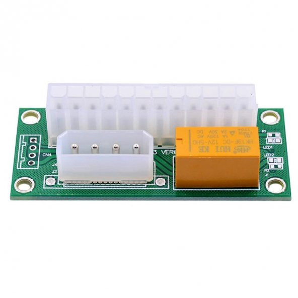 ATX 4 Pin to 24 Pin 2 Güç Kaynağı (PSU) Birleştirici(Power Supply Çoklayıcı) ürün görseli 1