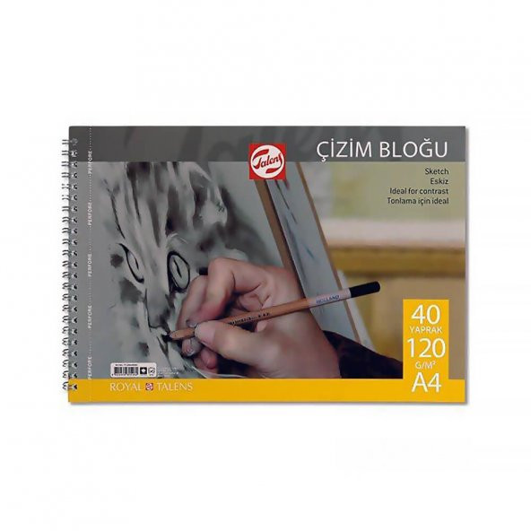 Talens Çizim Bloğu 200gr 40 yaprak A4 ürün görseli 1