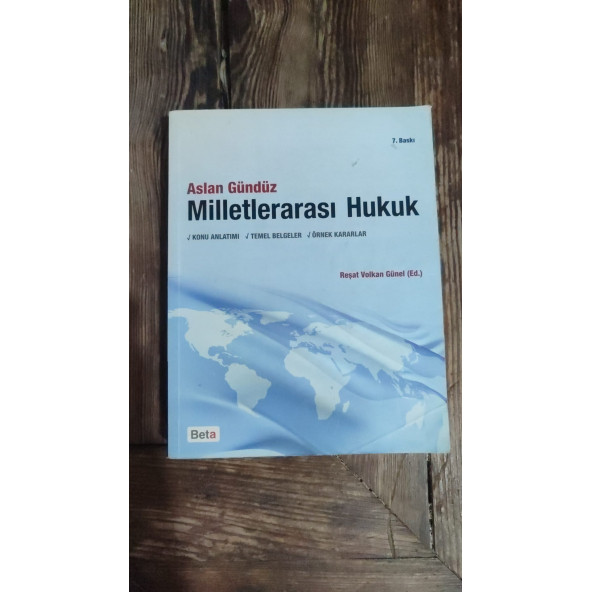 MİLLETLERARASI HUKUK   .. ASLAN GÜNDÜZ ürün görseli 1