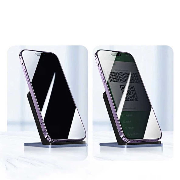 iPhone 15 Pro Kor Privacy Cam Ekran Koruyucu - Resim 2