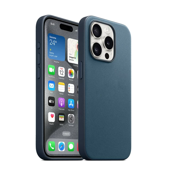 iPhone 15 Pro Max Kılıf Mikro Fiber Optimal Kapak Kılıf ürün görseli 1