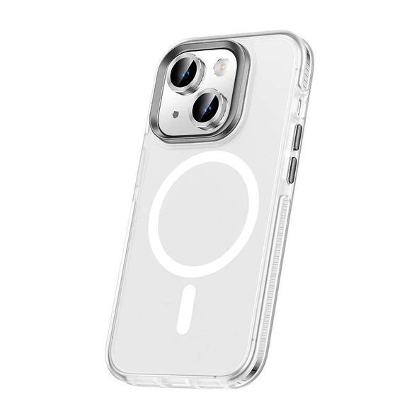 iPhone 15 Plus Kılıf Airbagli Magsafe Wireless Şarj Özellikli Klaptika Kapak Kılıf ürün görseli 1