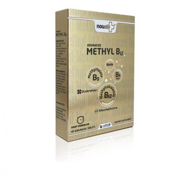 NOUPLUS ADVANCED METHYL B12 30 DİLALTI TAB. ürün görseli 1