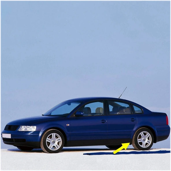 VW Passat B5 1997-2000 Sol Marşpiyel Arka Kapağı Plastik 3B0853897A ürün görseli 1