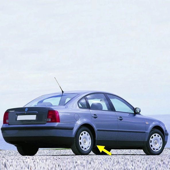 VW Passat B5 1997-2000 Sağ Marşpiyel Arka Kapağı Plastik 3B0853898A ürün görseli 1