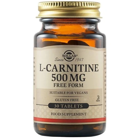 Solgar Maxi L-Carnitine 500 mg 30 Tablet ürün görseli 1