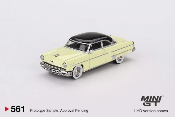 Mini GT Lincoln Capri 1954 Premier Yellow - 561 - Resim 4