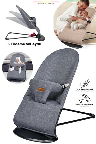 Baby Home 370 Balance Üç Kademeli Kolay Taşınabilir Sallanan Ana Kucağı ürün görseli 1
