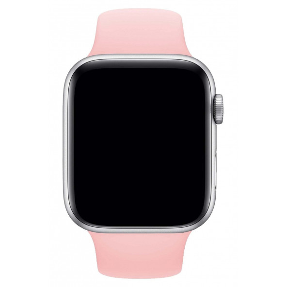 DESİNGSHOP Watch 2 3 4 5 6 7 Se 38 40 41mm A+ Kaliteli Silikon Kordon Pembe ürün görseli 1