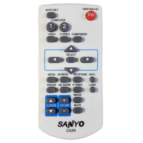 SANYO PROJEKSİYON KUMANDASI ORİJİNAL TEŞHİR ÜRÜN TÜM MODELLERLE UYUMLU ürün görseli 1